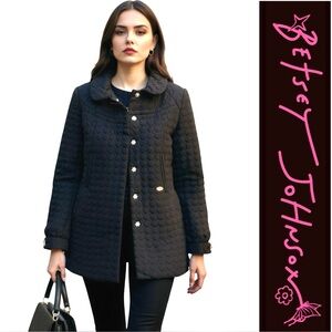 Betsey⭐️Johnson Coat w/Bling Hearts